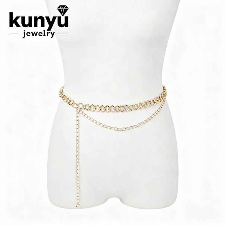 Gold Chain Waist Belt
